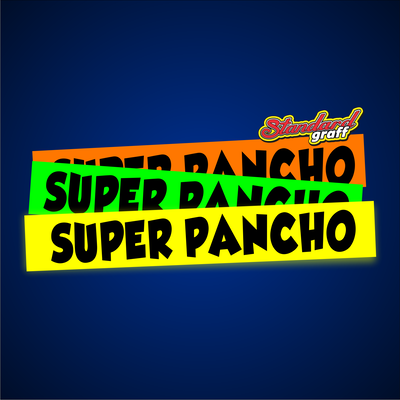 Faja fluo autoadhesiva 50×8 cm "SUPER PANCHOS" - cod:88