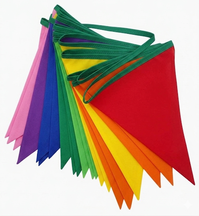 Banderines Multicolor de 3 metros 