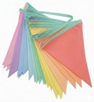 Banderines Pastel 3 metros 
