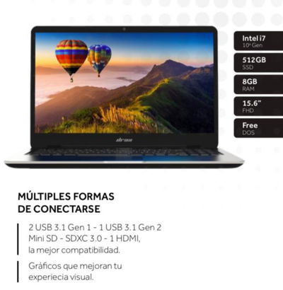 Notebook Drax intel i7 12650H 8Gb Ssd 512Gb 15.6