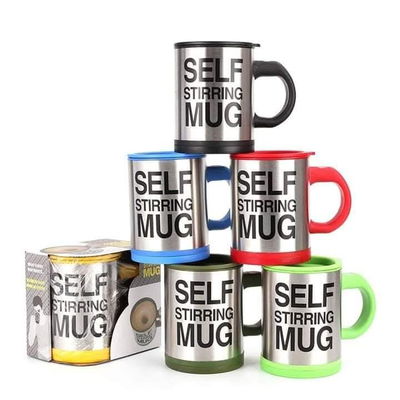 TAZA TERMICA BATIDORA CAFE A PILAS
