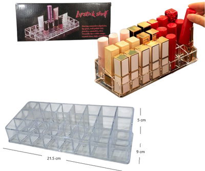 ORGANIZADOR DE MAQUILLAJE 24 COMPARTIMENTOS