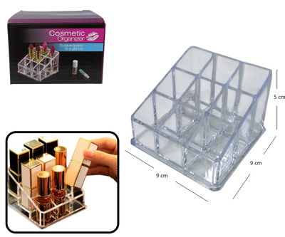 ORGANIZADOR DE MAQUILLAJE 9 COMPARTIMENTOS