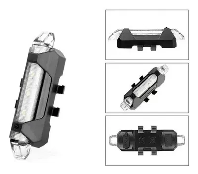 Luz Led Bicicleta Recargable Usb BLANCA