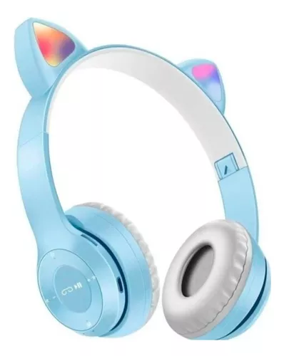 Auricular orejas de gatito con luz led p47