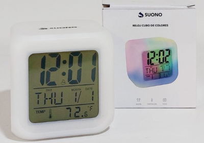 Despertador reloj digital con luz led 