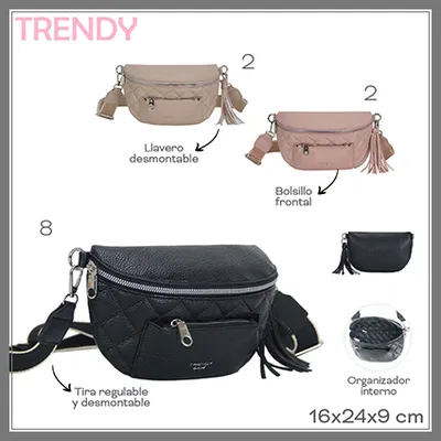 RIÑONERA TRENDY ecocuero