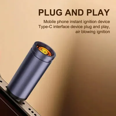 Encendedor electronico con ficha tipo C USB