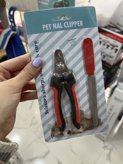 Set alicate lima uñas para mascota Chico