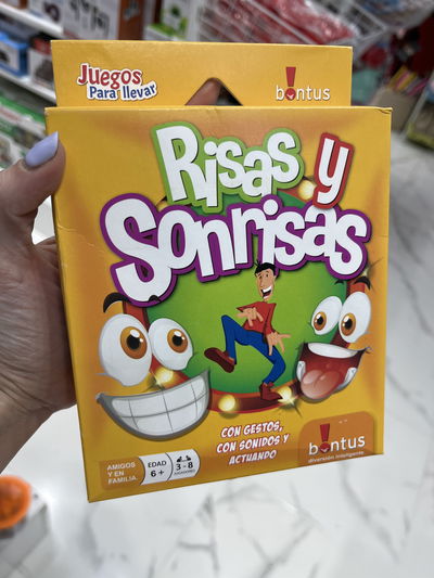 Juego de cartas Risas y Sonrisas