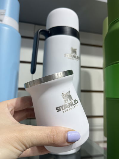 Combo termo media manija con mate acero