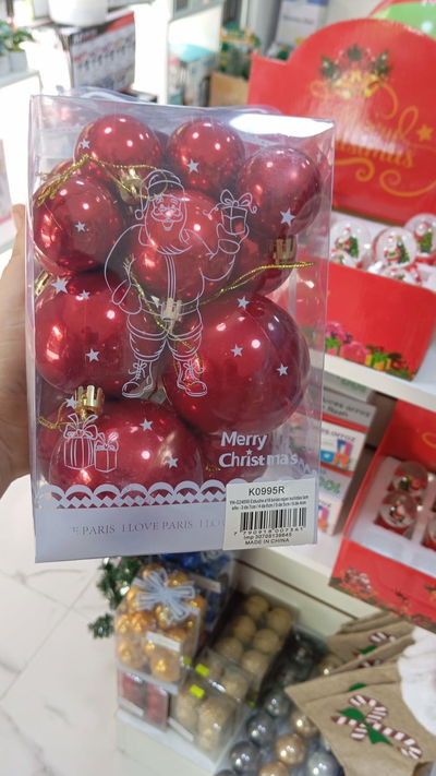 Kit bolas navideñas x18u