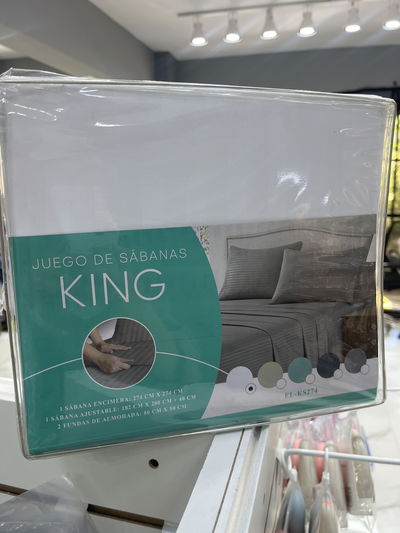 Juego de sábanas King