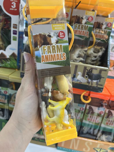 Set animales Granja 12 piezas