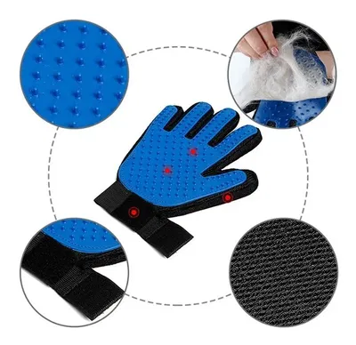 Cepillo Guante Sacapelos Y Masajeador