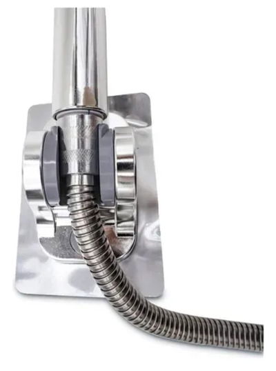 Duchador 5 modos de lluvia flexible con soporte