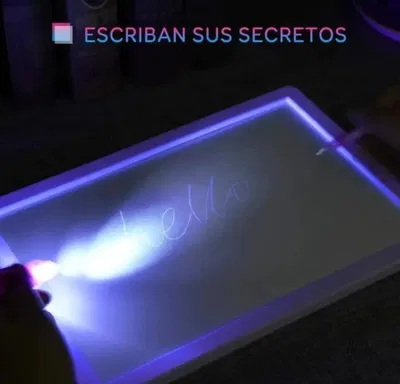 Pizarra Magica Dibujo Fluorescente Boligrafo 