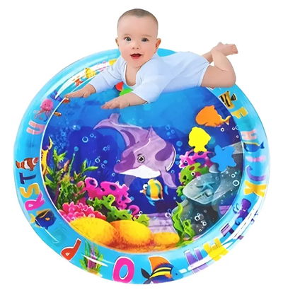 Alfombra agua estimulación sensorial temprana redonda