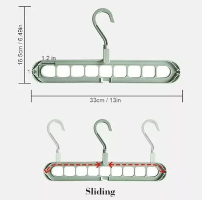 Percha organizadora 9 espacios 