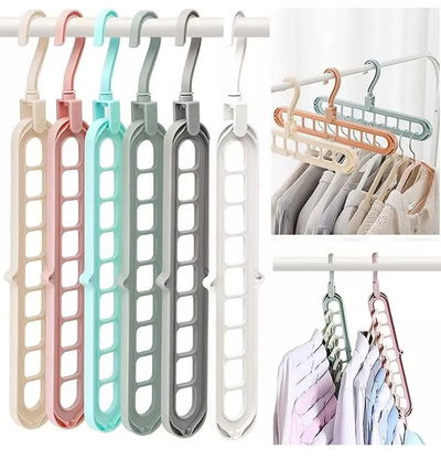 Percha organizadora 9 espacios