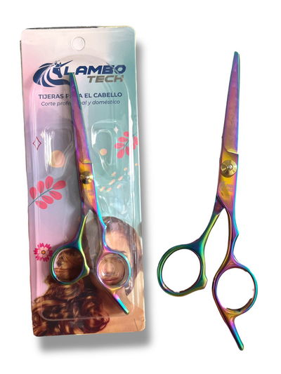 TIJERA DE PELUQUERIA CORTE TORNASOLADA