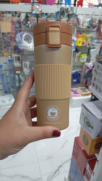 Vaso termico con boton 500ml