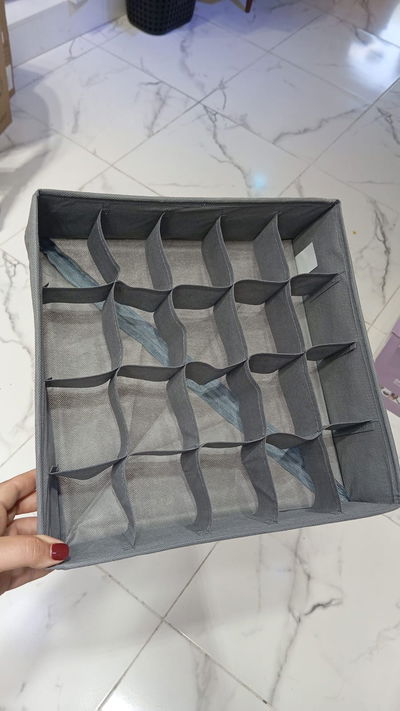 Organizador de ropa interior plegable de tela