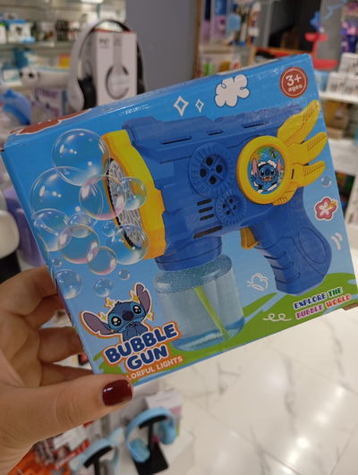 Burbujero personajes electrónico 