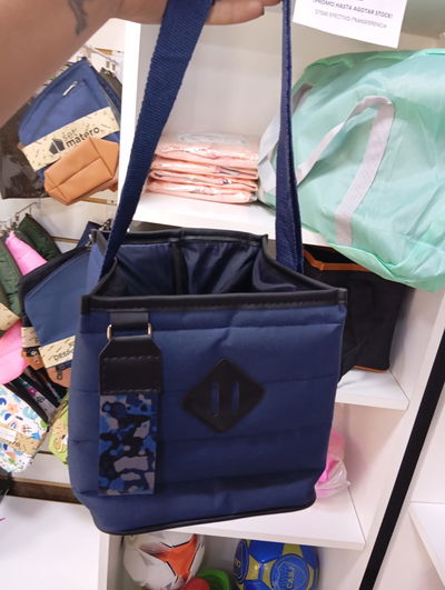 Canasta matera con porta termo interno tela impermeable 