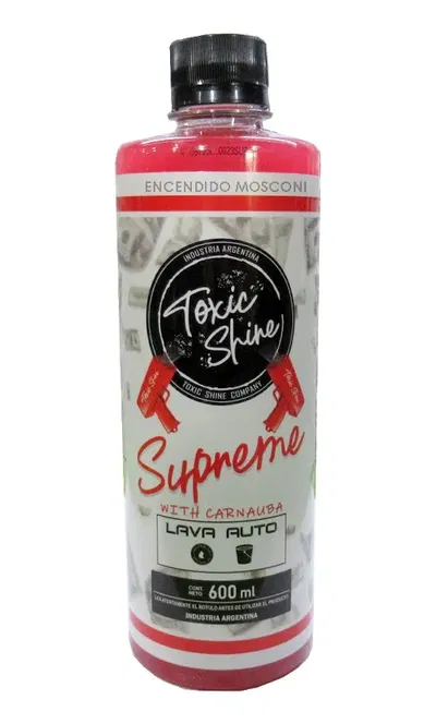 Shampoo Lava Auto Con Cera Supreme Toxic Shine