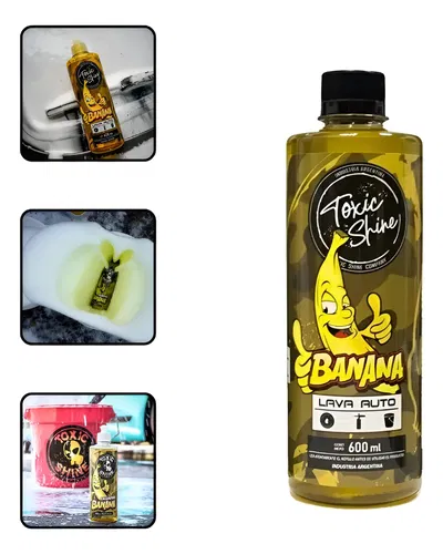 Shampoo Lava Auto Con Cera Banana Armour Gloss Toxic Shine