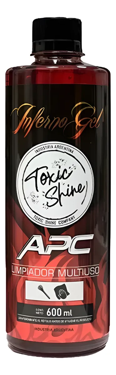 Limpiador multiuso auto vehiculo Toxic Shine Infirno Gel 