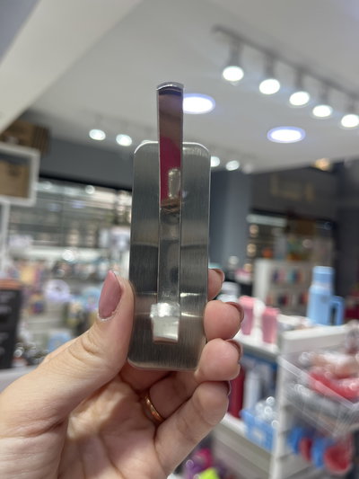 Pack x4 Gancho Percha metálico adhesivo