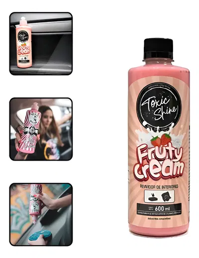 Revitalizador Toxic Shine Fruty Cream Acondicionador Interior / Exterior Plasticos