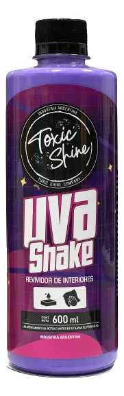 Revitalizador Uva Shake Acondicionador Plasticos Toxic Shine 600cc Plasticos