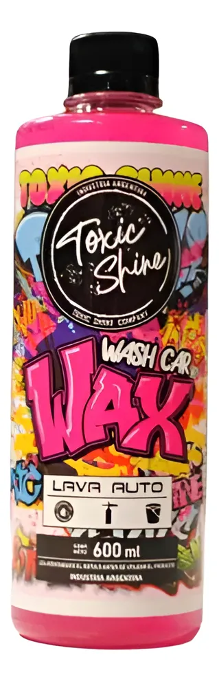 Shampoo Wax Toxic Shine Con Cera De Carnauba 600ml