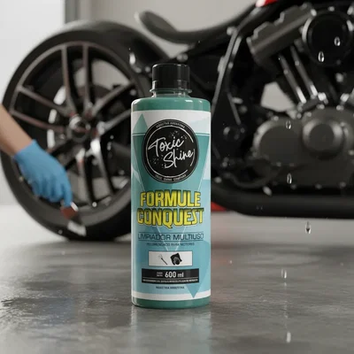Toxic Shine Formule Conquest Limpia Llantas Y Motores 600ml