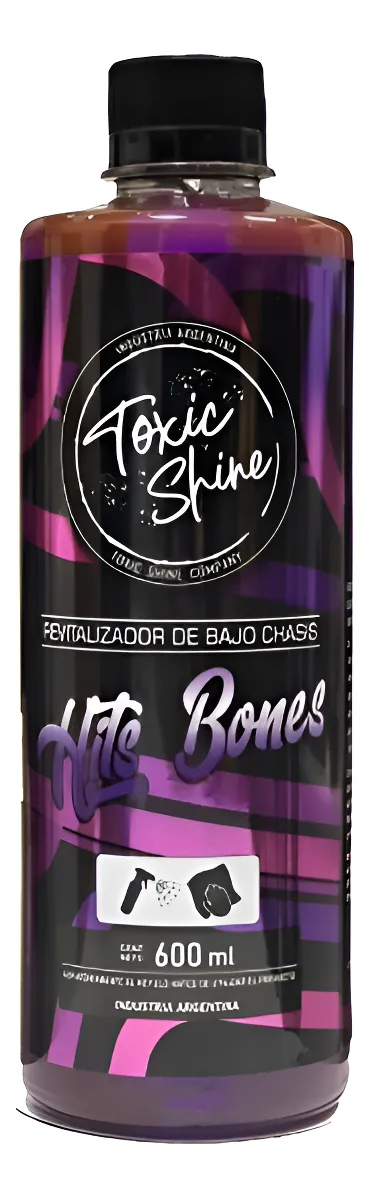 Hits Bones Acondicionador De Pasa Ruedas Bajo Chasis Toxic Shine 600cc Plasticos
