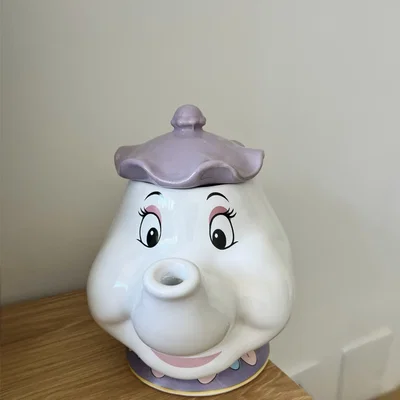 Tetera Cerámica 3D La Bella y La bestia