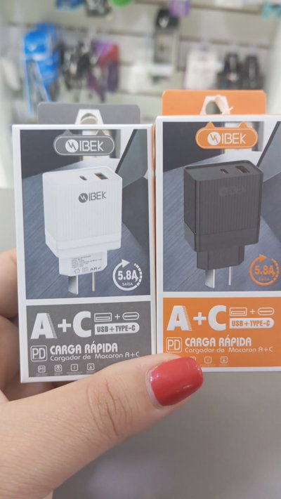 ADAPTADOR CARGA RAPIDA 20W - 6.1A IBEK