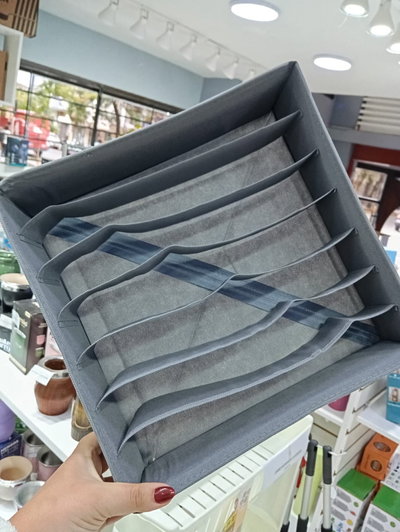 Organizador de tela para ropa 7 divisiones