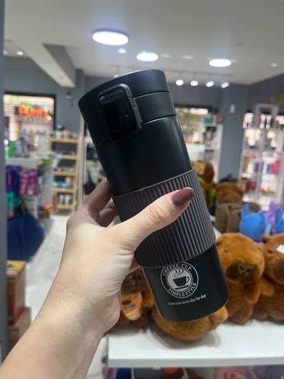 Vaso termico con boton 500ml