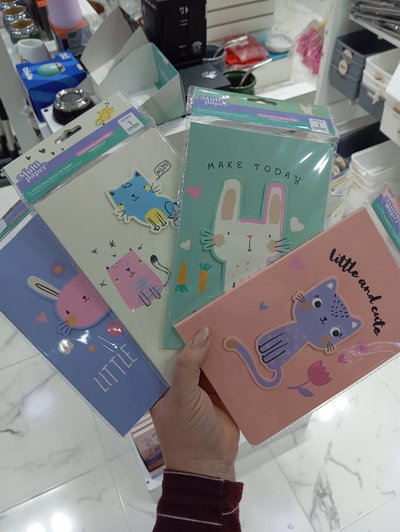 Libreta 3D Cuaderno flexible cute Hojas ralladas
