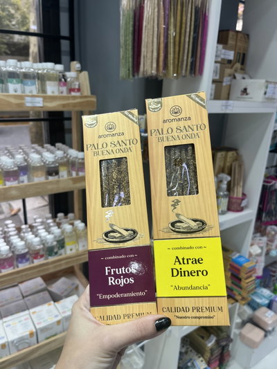 Sahumerio palo santo combinado aromanza