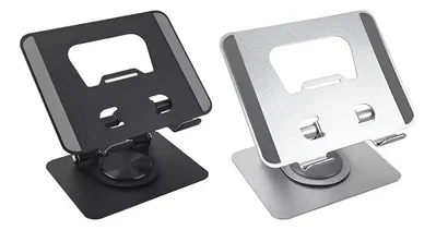 Soporte Tablet Celular Metal Giratorio Mesa Escritorio 360