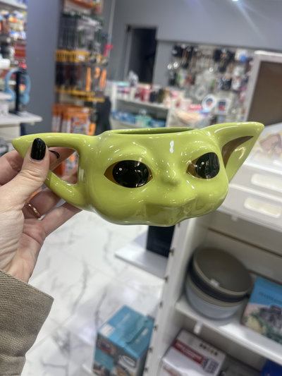 Taza cerámica Baby Yoda 3D