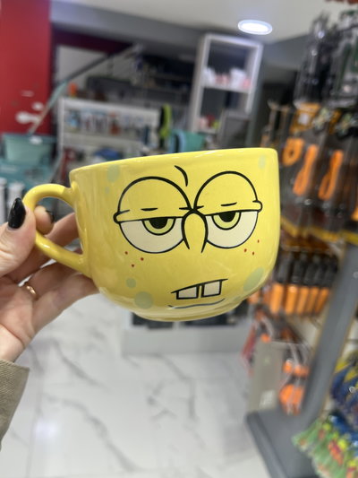 Tazón cerámica Bob esponja 3d