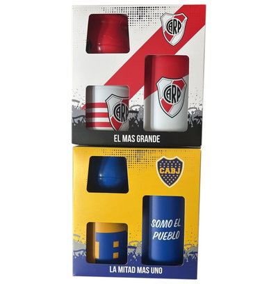 SET LATA YERBA AZUCAR MATE RIVER BOCA