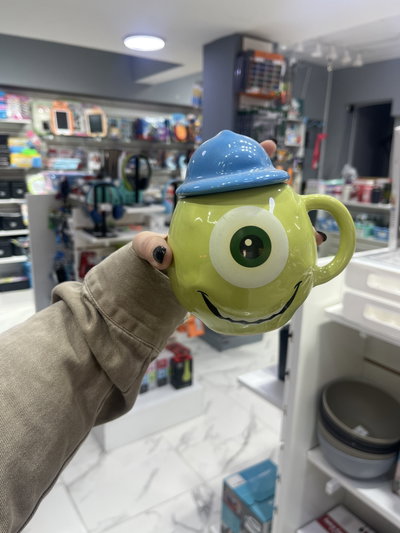 Taza Cerámica Mike Wazowski 3D