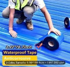 Cinta impermeabilizante adhesiva 10cm x 5 metros azul